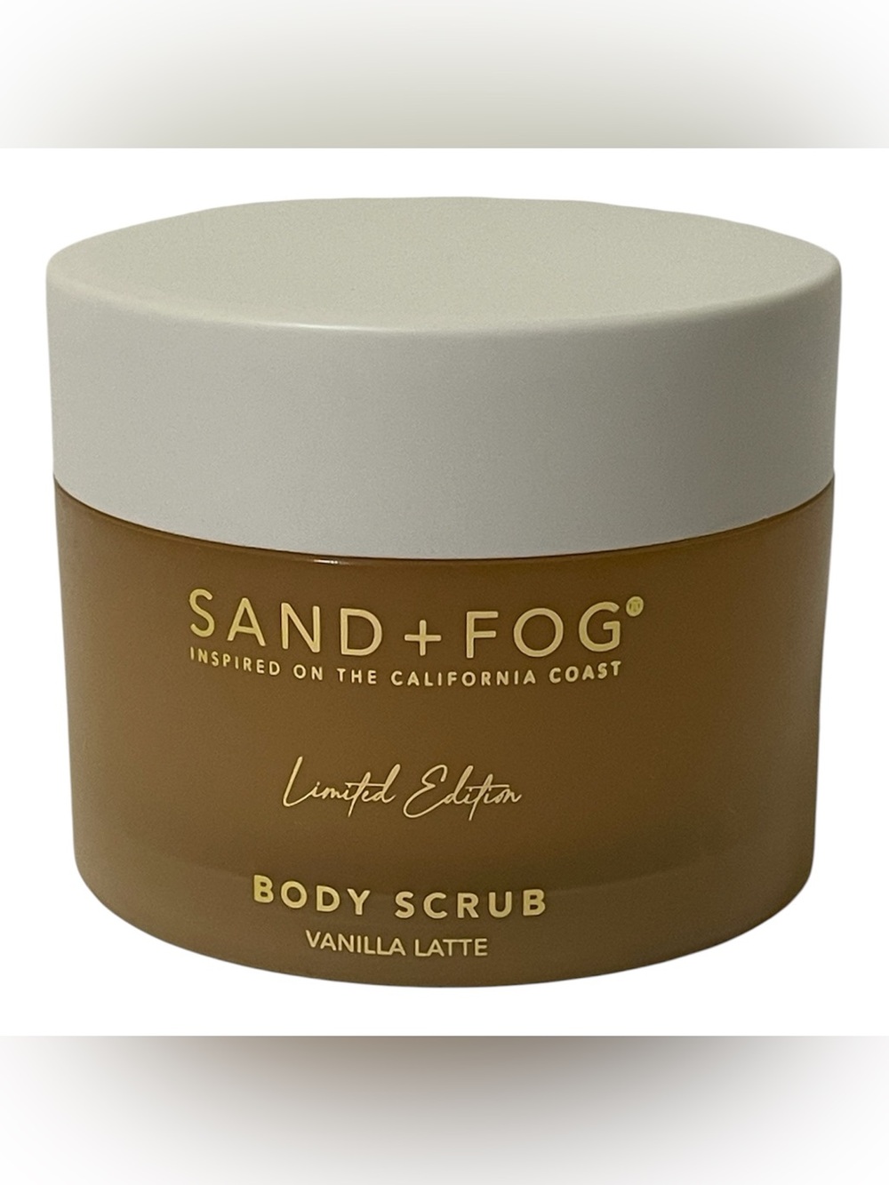 Sand + Fog “ Vanilla Latte” LIMITED EDITION Body Scrub 12.7 oz - NWT **